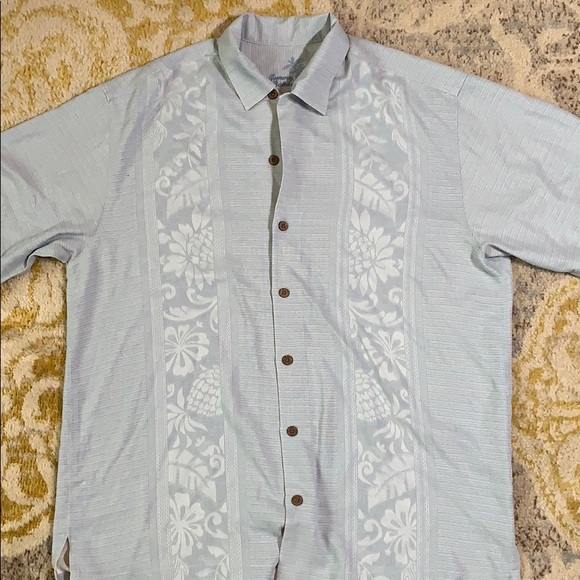 Tommy Bahama Other - Tommy Bahama Casual Shirt, Light Blue With Design